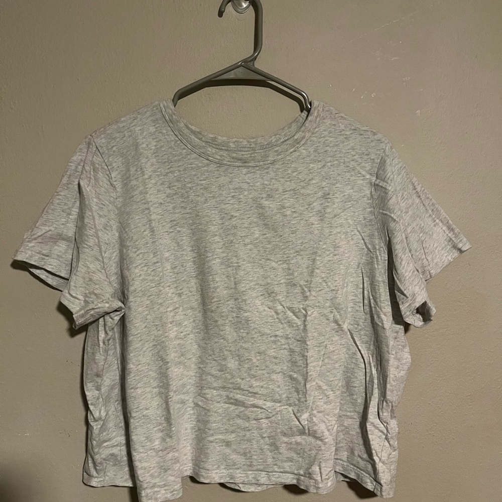 Tall Old Navy Gray Short Sleeve Tee